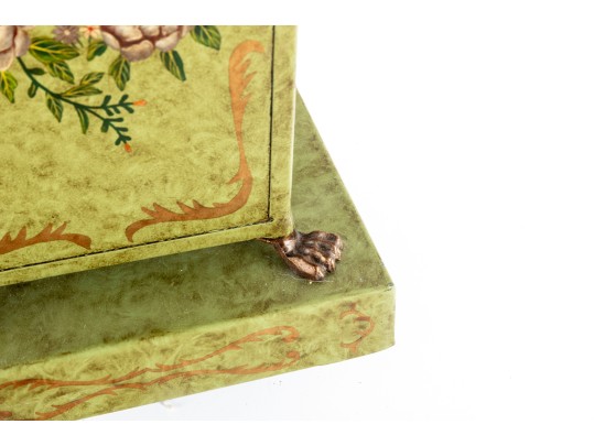 Vintage Footed Tole Planter 