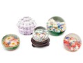 Millefiori Murano Art Glass Paperweights