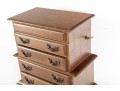 Colonial Style Vintage Wood Jewelry Music Box 