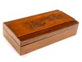 Antique Wood-Carved Cigarette Box