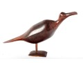 Primitive Carved Wood Sandpiper Figurine