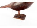 Primitive Carved Wood Sandpiper Figurine