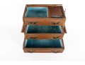 Colonial Style Vintage Wood Jewelry Music Box 