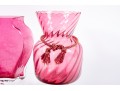 Vintage Cranberry Depression Glass Vases