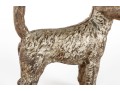 Antique Cast Iron Fox Terrier Dog Doorstop