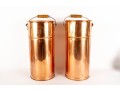 Pair Of Revere Ware Copper Umbrella Stands