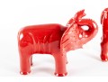 Larry Moore (Seagrove, NC) Earthenware Art Pottery Animal Sculptures 