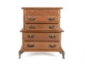 Colonial Style Vintage Wood Jewelry Music Box 