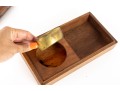 Antique Wood-Carved Cigarette Box