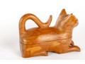 Pair Of Hand-Carved Animal Sculptures 