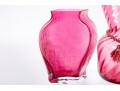 Vintage Cranberry Depression Glass Vases