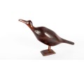 Primitive Carved Wood Sandpiper Figurine