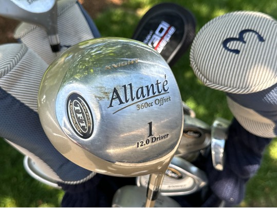 Fourteen Golf Clubs With Carrying Bag