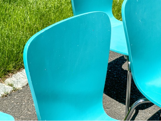 Set Of Four Pottery Barn Children Chairs