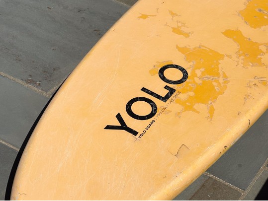 YOLO Surf Board, As Is For Repair