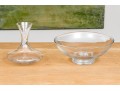 Fabulous Decanter And Centerpiece Bowl