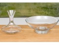 Fabulous Decanter And Centerpiece Bowl