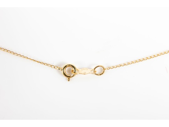 14K And Petite Diamond Pendant Necklace