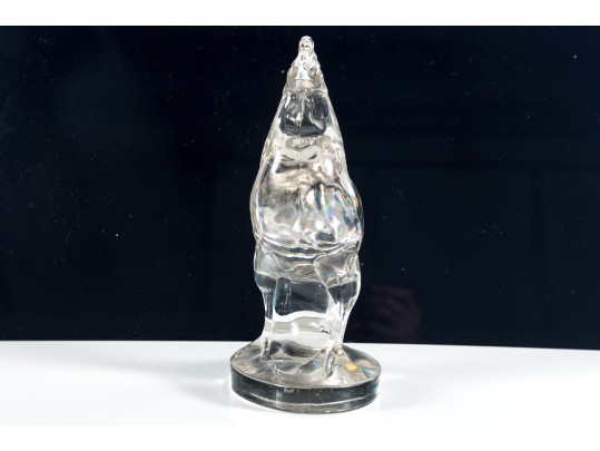 Vintage Paden City Glass Company Crystal Rooster