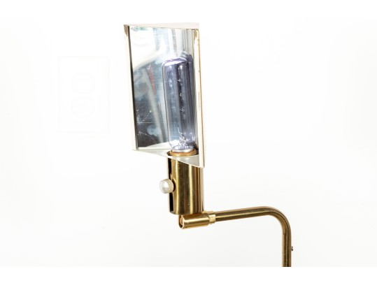 Mid Century Koch & Lowy Brass Reading Floor Lamps