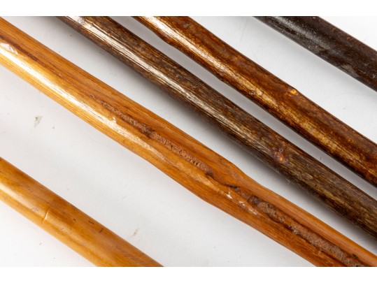 Collection Of Seven Vintage Woodcraft Canes