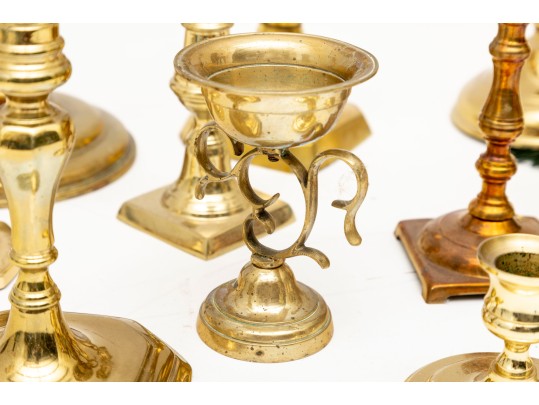 Miscellaneous Vintage Brass Candlestick Holders