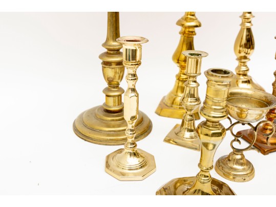 Miscellaneous Vintage Brass Candlestick Holders
