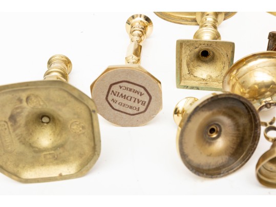 Miscellaneous Vintage Brass Candlestick Holders