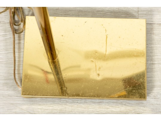 Mid Century Koch & Lowy Brass Reading Floor Lamps