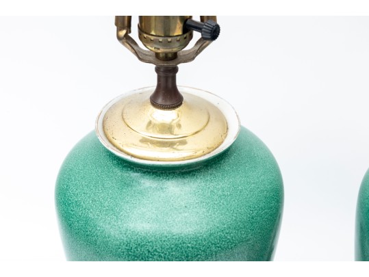 Famille Verte Pheasant Table Lamps