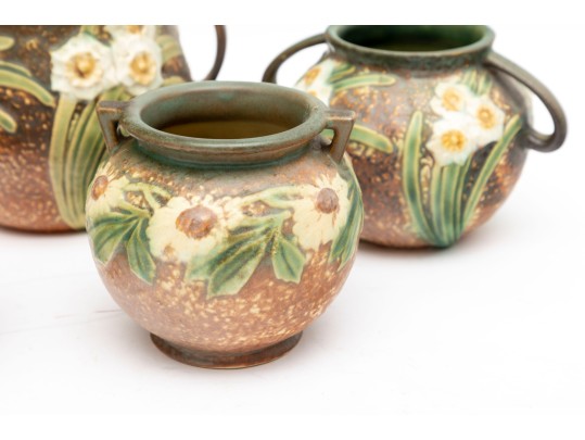 Vintage 1928 Roseville Dahlrose Daisy Art Pottery