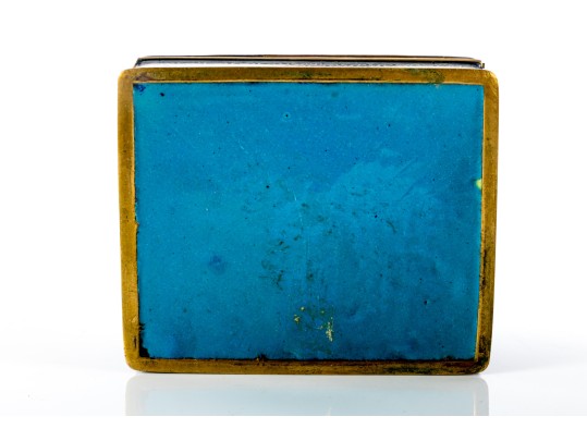 Chinese Famille Noire Cloisonné Tea Caddies