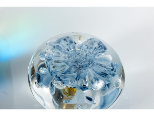 Oggetti Art Glass Whale & Joe Rice Art Glass Pen Holder