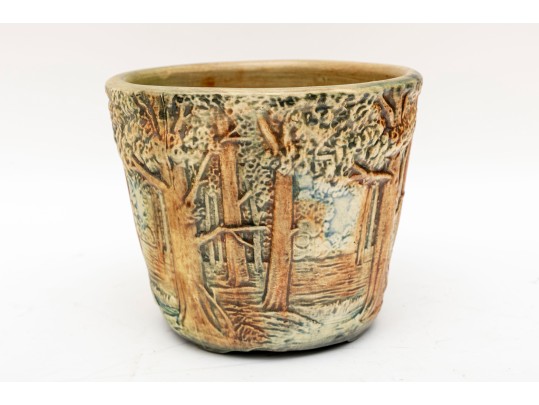 1920's Weller Pottery Forest Landscape Jardiniere 