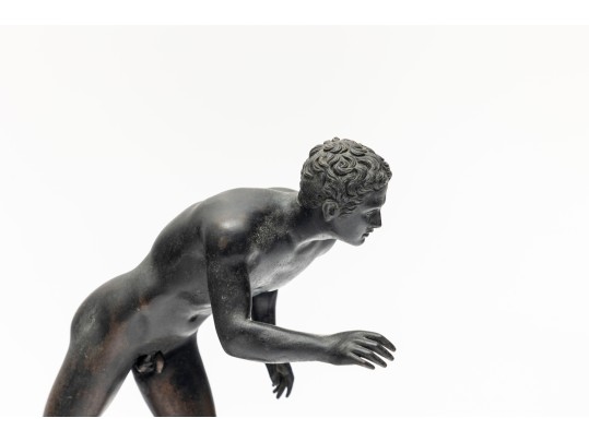 Reproduction Olympic Runner Bronze Grand Tour Sculpture