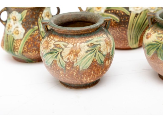 Vintage 1928 Roseville Dahlrose Daisy Art Pottery