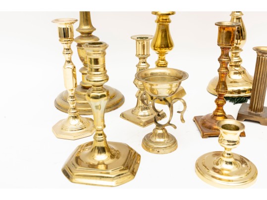 Miscellaneous Vintage Brass Candlestick Holders