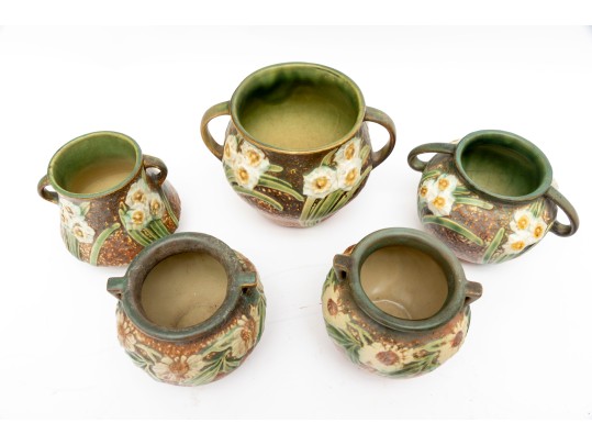 Vintage 1928 Roseville Dahlrose Daisy Art Pottery