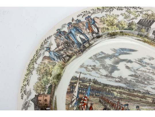 Williamsburg Virginia By Wedgwood - Trio Of Vintage Historical Dinner Plates