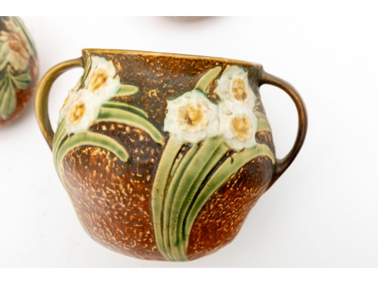 Vintage 1928 Roseville Dahlrose Daisy Art Pottery