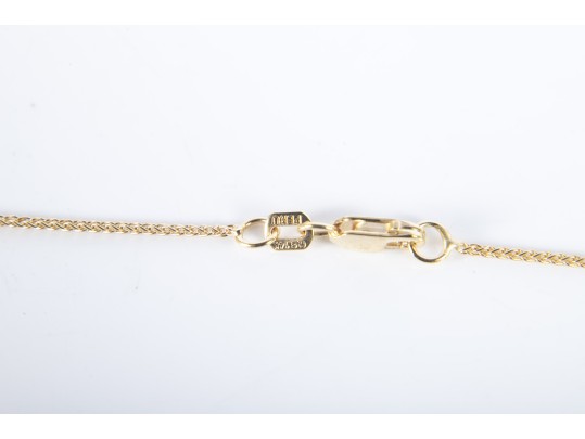 14K Yellow Gold & Cultured Pearl Necklace 