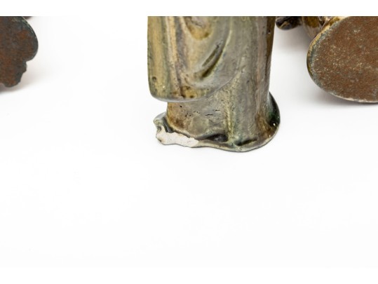 Vintage Chinese Glazed Mudmen Figurines