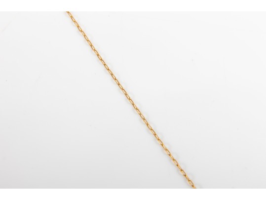 14k Yellow Gold Carved Cameo Guardian Angel Pendant Necklace