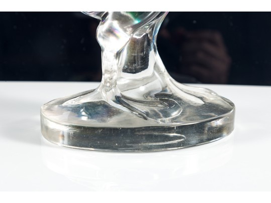 Vintage Paden City Glass Company Crystal Rooster