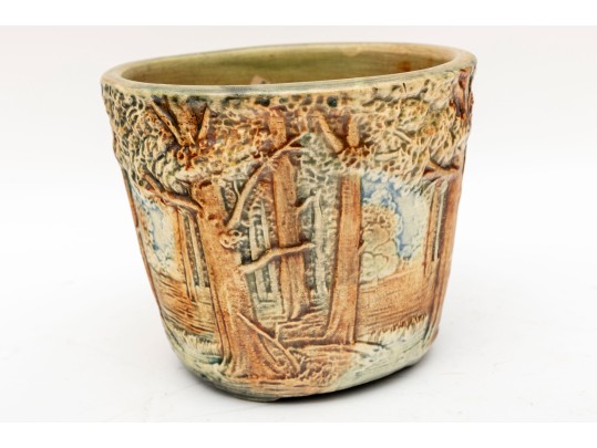 1920's Weller Pottery Forest Landscape Jardiniere 