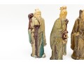 Vintage Chinese Glazed Mudmen Figurines