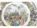 Williamsburg Virginia By Wedgwood - Trio Of Vintage Historical Dinner Plates