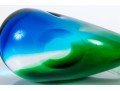 Oggetti Art Glass Whale & Joe Rice Art Glass Pen Holder