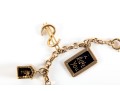 14K Gold Charm Bracelet 
