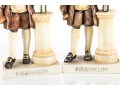 Masonic Statesmen 1957 George Washington & Ben Franklin Figurines 